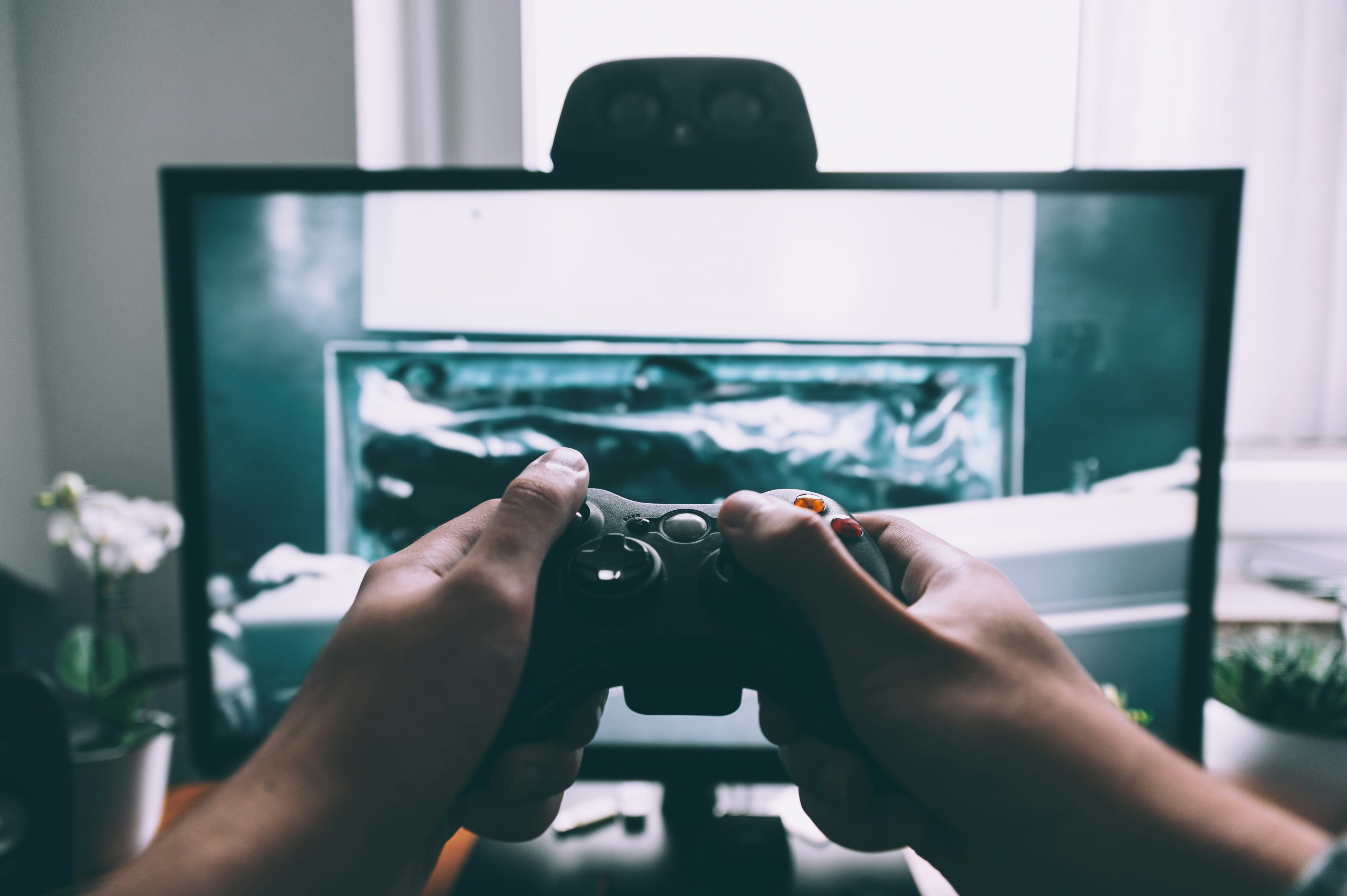 First-Person view of gaming PC